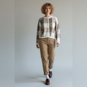 Vintage 90s Dress Barn Knit Cardigan Cottage Core Small Petite